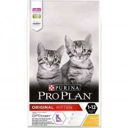 Корм Purina Pro Plan для котят с высоким содержанием курицы, 10 кг