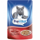 Пауч PreVital для кошек, Говядина в желе, 100 г