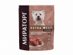 Корм Мираторг для взрослых собак мини пород старше 1 года, с говядиной, Extra Meat, 600 г