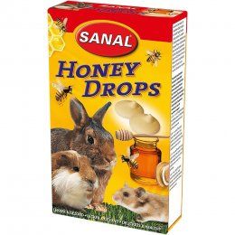 Лакомство Sanal для грызунов, медовые дропсы, 45 г