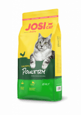 Корм Josera для взрослых кошек с мясом домашней птицы, JosiCat Cranchy Poultry (28/9), 18 кг