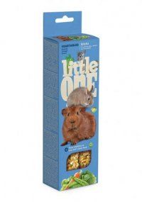 Палочки Little One для морских свинок, кроликов и шиншилл с овощами, 2х60 г