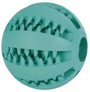 Игрушка Мяч бейсбольный каучуковая со вкусом мяты для собаки, DENTAfun, 5 см