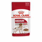 Кусочки в соусе Royal Canin для взрослых собак средних пород, MEDIUM ADULT, 140 г