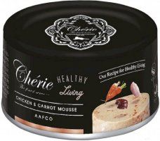 Мусс Pettric для кошек из курицы с морковью, Cherie-Healthy Living, 80 г