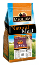 Корм Meglium для взрослых собак всех пород с говядиной, Dog Adult Gold, 15 кг