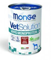 Консерва Monge VetSolution Hypo Monoprotein для снижения реакции пищевой непереносимости у собак, 400 г