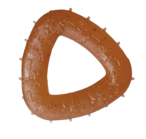 Игрушка Треугольник для собак с древесным волокном 7х7см