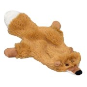 Игрушка Лиса меховая с пищалкой, 28 см