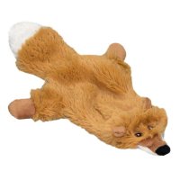 Игрушка Лиса меховая с пищалкой, 28 см