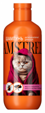 Шампунь Amstrel для кошек антипаразитарный с маслом пальмарозы, алоэ и экстракт пиретрума,300 мл