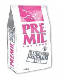 Корм PREMIL для кошек любого возраста с курицей, Standard Poultry premium, 10 кг