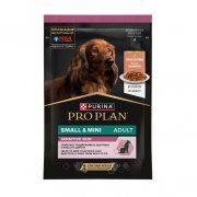 Пауч Purina Pro Plan для взрослых собак с чувствительным пищеварением, с лососем в соусе, 85 г