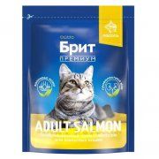Корм Брит ПРЕМИУМ Cat Salmon для взрослых кошек, Лосось, 2 кг