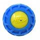 Игрушка NERF для собак, Мяч рифленый из термопластичной резины (серия "Микро"), синий/зеленый, 10 см 
