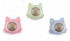 Игрушка Весёлый кот пластиковая для кошек с кошачьей мятой