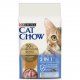 Корм Cat Chow для взрослых кошек 3 в 1, 1,5 кг