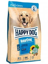 Корм Happy Dog для щенков средних и крупных пород от 7 до 18 месяцев, NaturCroq Junior 26/13, 4 кг