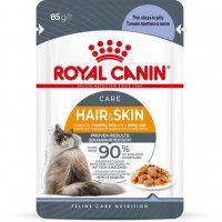 Пауч Royal Canin для красоты шерсти, кусочки в желе, Hair & Skin in Jelly, 85 г