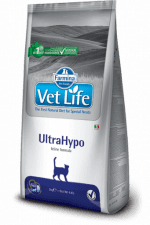 Корм Farmina Vet Life UltraHypo Cat, для кошек при неблагоприятных реакциях на пищу, 400 г