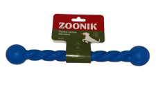 Игрушка Палка косичка для собак, литая, пластикат, синяя, 28 см