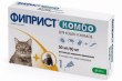 Капли Фиприст Комбо для обработки кошек и хорьков от внешних паразитов, 0,5 мл