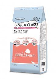 Корм Unica Classe Puppy Mini Development для щенков мелких пород с 2 до 10 месяцев, курица, 2 кг