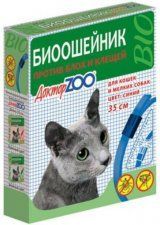 БИОошейник Доктор ZOO антипаразитный для кошек и мелких собак, от блох и клещей, зеленый, 35 см