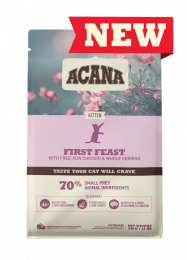 Корм Acana First Feast низкозерновой, для котят, 340 г