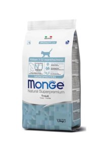 Корм Monge для котят и беременных кошек, из форели, Speciality Line Monoprotein, 400 г