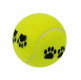 Игрушка Beeztees для собак, Мячик теннисный с отпечатком лап желтый, 6,5 см