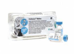 Вакцина Нобивак Rabies иммунизация против бешенства собак и кошек, 1 доза