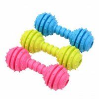 Игрушка Гантель с двумя колокольчиками для собак, 12 см
