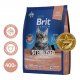 Корм Brit Premium Cat Sterilized Salmon & Chicken для кастрированных котов, Лосось и курица, 400 г