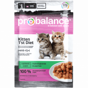 Кусочки в желе ProBalance для котят c кроликом, 1'st Diet, 85 г
