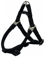 Шлея TRIXIE для собак черный, Premium One Touch harness, 30-40 см / 10 мм