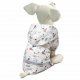 Костюм-дождевик со светоотражающей лентой Сонное царство для собак, L, размер 35 см