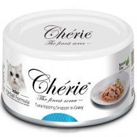 Консерва Pettric Cherie - Hairball Control для кошек, с тунцом и луцианом в подливе, 80 г