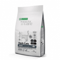 Корм Nature's Protection, для кошек с темным окрасом, контроль веса с сельдью, Superior Care DARK CAT, 1,5 кг