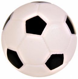 Игрушка Футбольный мяч из винила со звуком, для собаки, 10 см