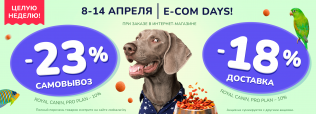 E-COM DAY в Zoobazar - 8-14 апреля 2024!