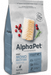 Корм AlphaPet, для взрослых кошек, с белой рыбой, MONOPROTEIN, 1,5 кг