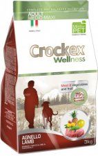 Корм Crockex, для взрослых собак средних и крупных пород, с ягнёнком и рисом, Med/Max Adult Lamb&Rice, 12 кг