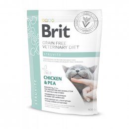 Корм Brit беззерновой, для кошек при струвитном типе МКБ, VDC Struvite Chicken & Pea, 400 г