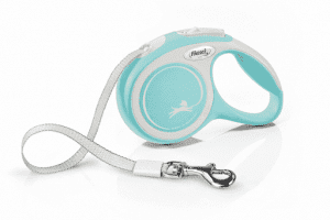Рулетка Flexi New Comfort XS ременная, светло-голубая, 3м