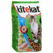 Корм сухой полнорационный Kitekat для взрослых кошек. Улов рыбака, 1,9 кг