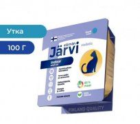 Паштет Jarvi для домашних кошек, с уткой, 100 г