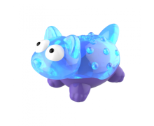 Игрушка GiGwi ЛИСА для щенков, с пищалкой, резина, 8 см