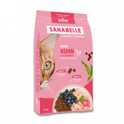 Корм Bosch для взрослых кошек, с курицей, Sanabelle, 2 кг