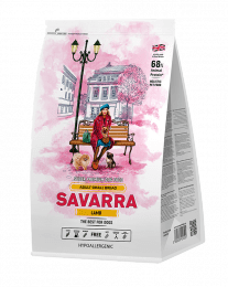 Корм SAVARRA Adult Dog Small Breed для взрослых собак мелких пород, ягненок, 1 кг